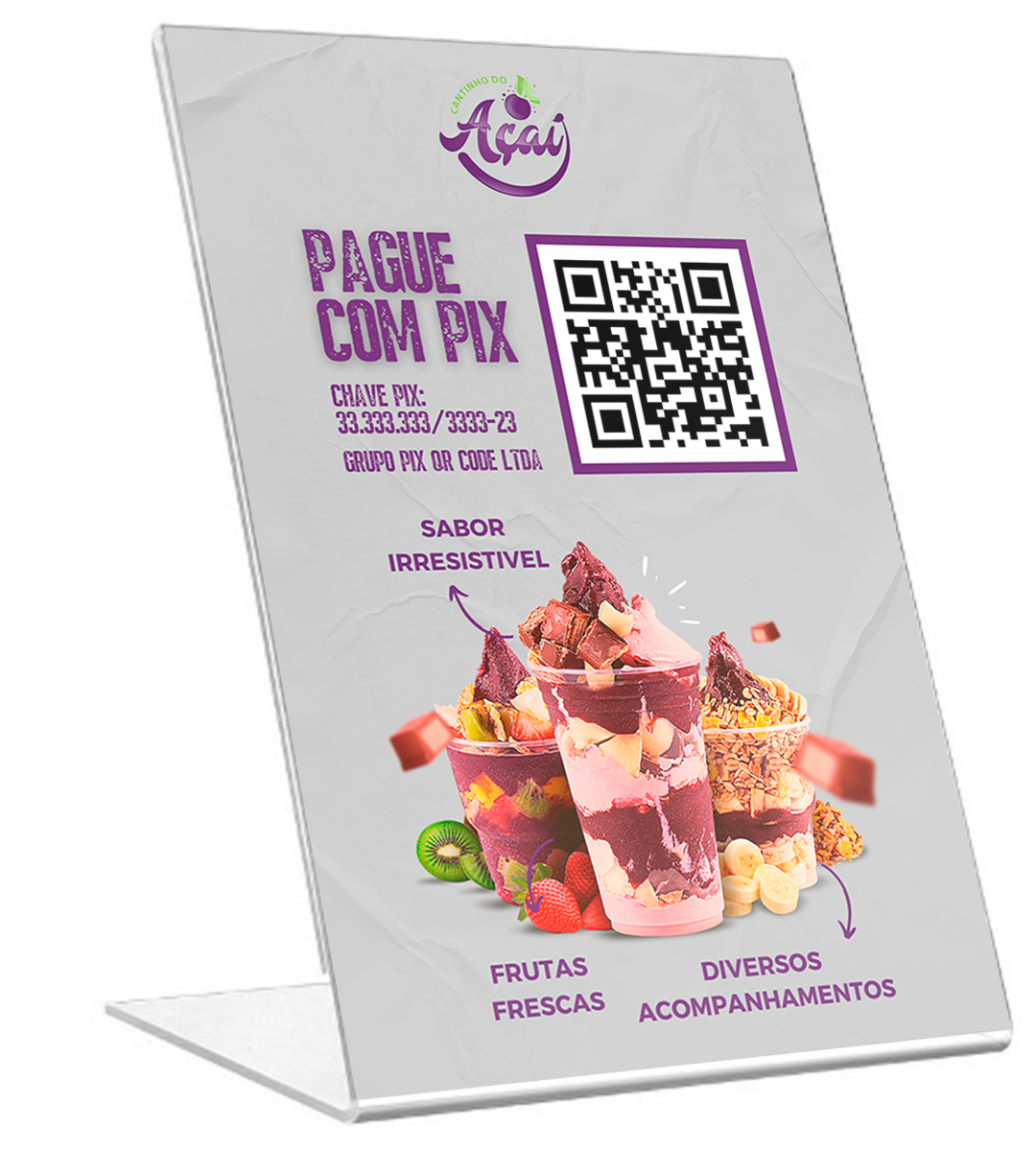Display PIX — Açaí