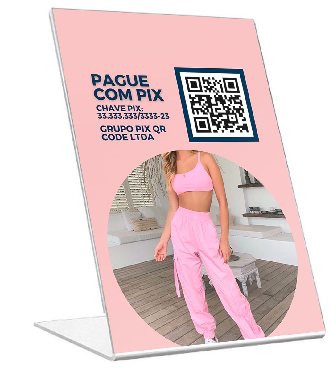 Display PIX — Loja de Roupas