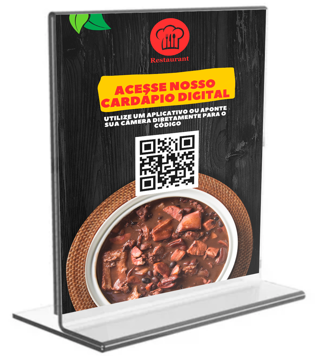 Display PIX no acrílico